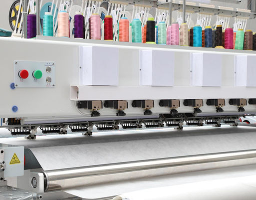 65 นิ้วความกว้าง ผ้า Quilting เครื่องขีดผ้าอ้อมที่มี Sequin เดียวคงที่