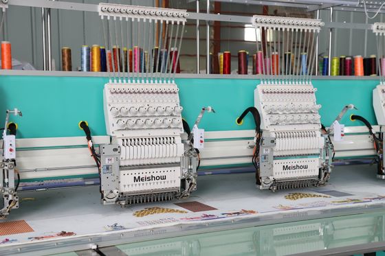 ความเร็วสูง 1200RPM เครื่องขีดผ้าใบเดี่ยว 10 หัวกับกรอบอลูมิเนียม